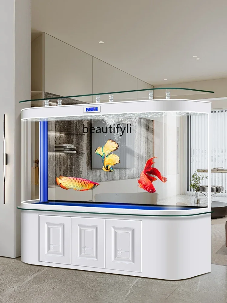 Xchange Aquarium Fish - X غرفة المعيشة كبيرة مزدوجة دائرة