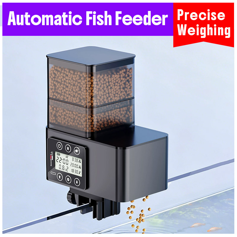 Aquarium Fish Feeder Automatic - موزع طعام أسماك ذكي ودقيق أوتوماتيكي