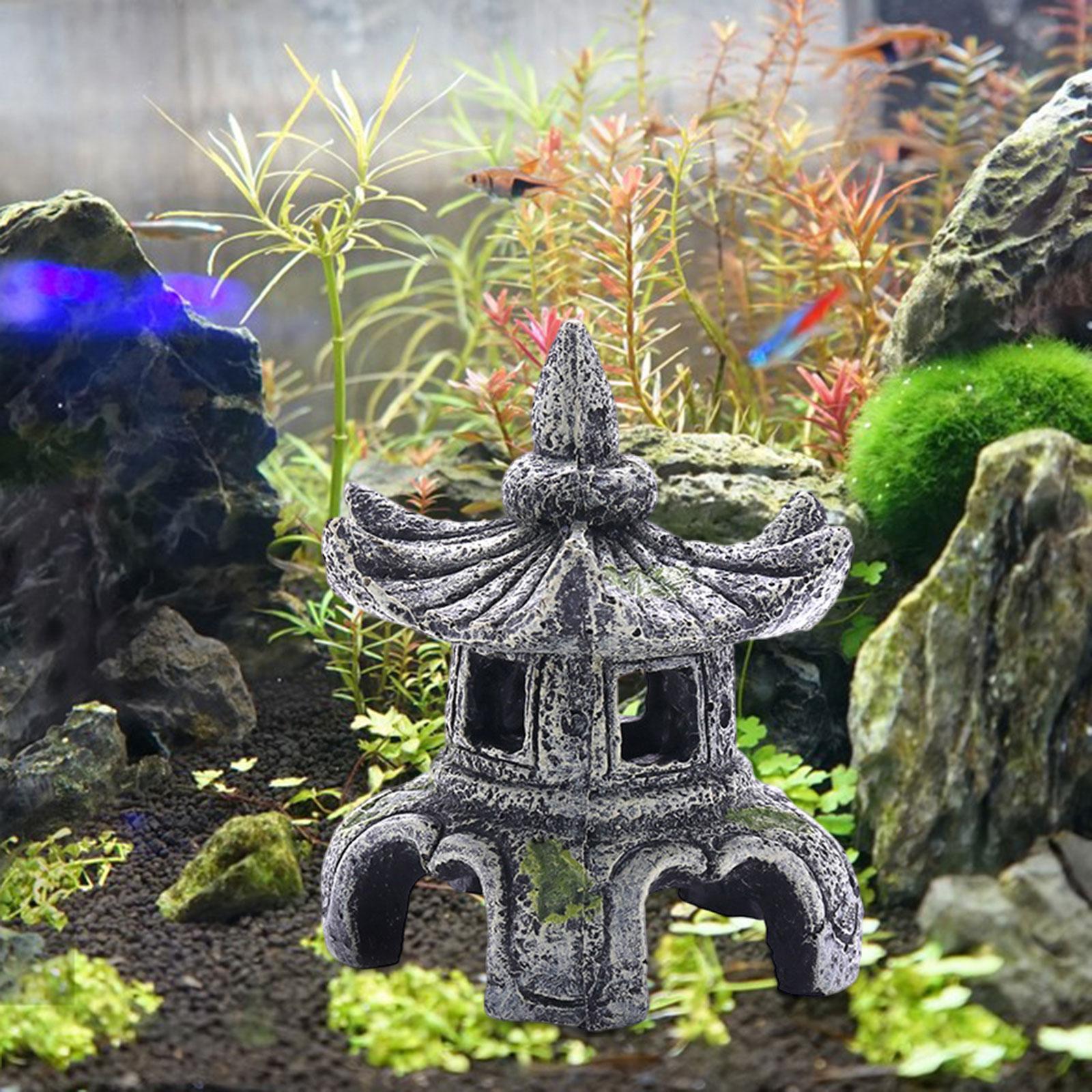 Aquarium Fish Enrichment - زخرفة مصباح حجر الحوض ، زخرفة