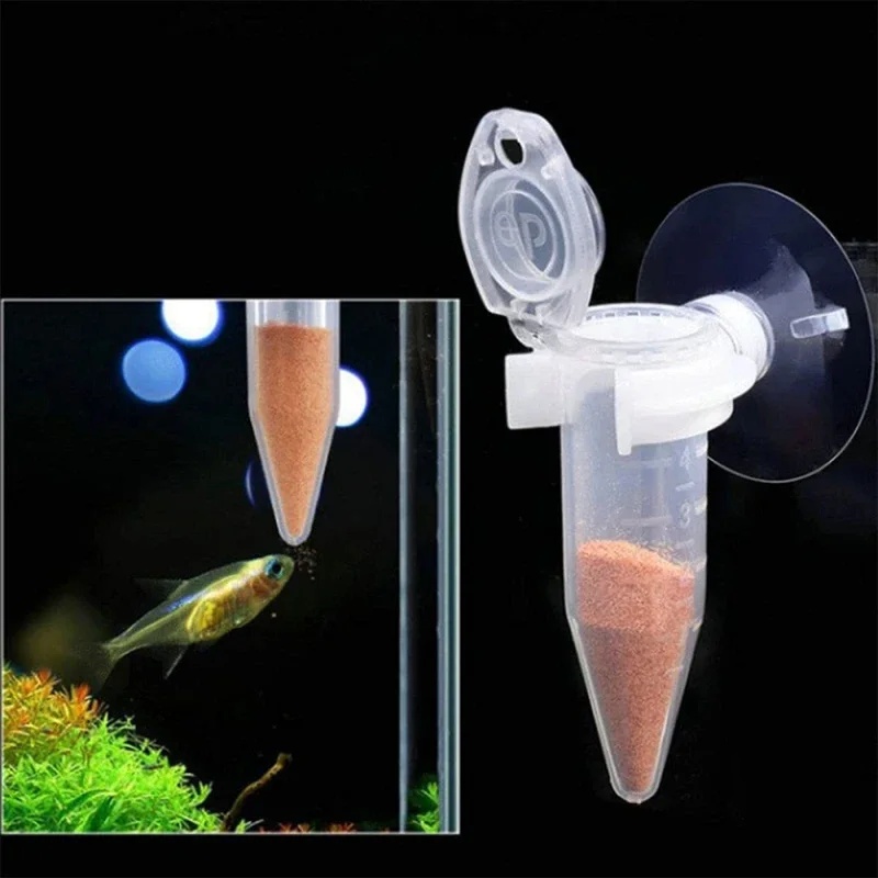 Aquarium Fish Feeder Automatic - التلقائي وحدة تغذية الأسماك مخروط الروبيان