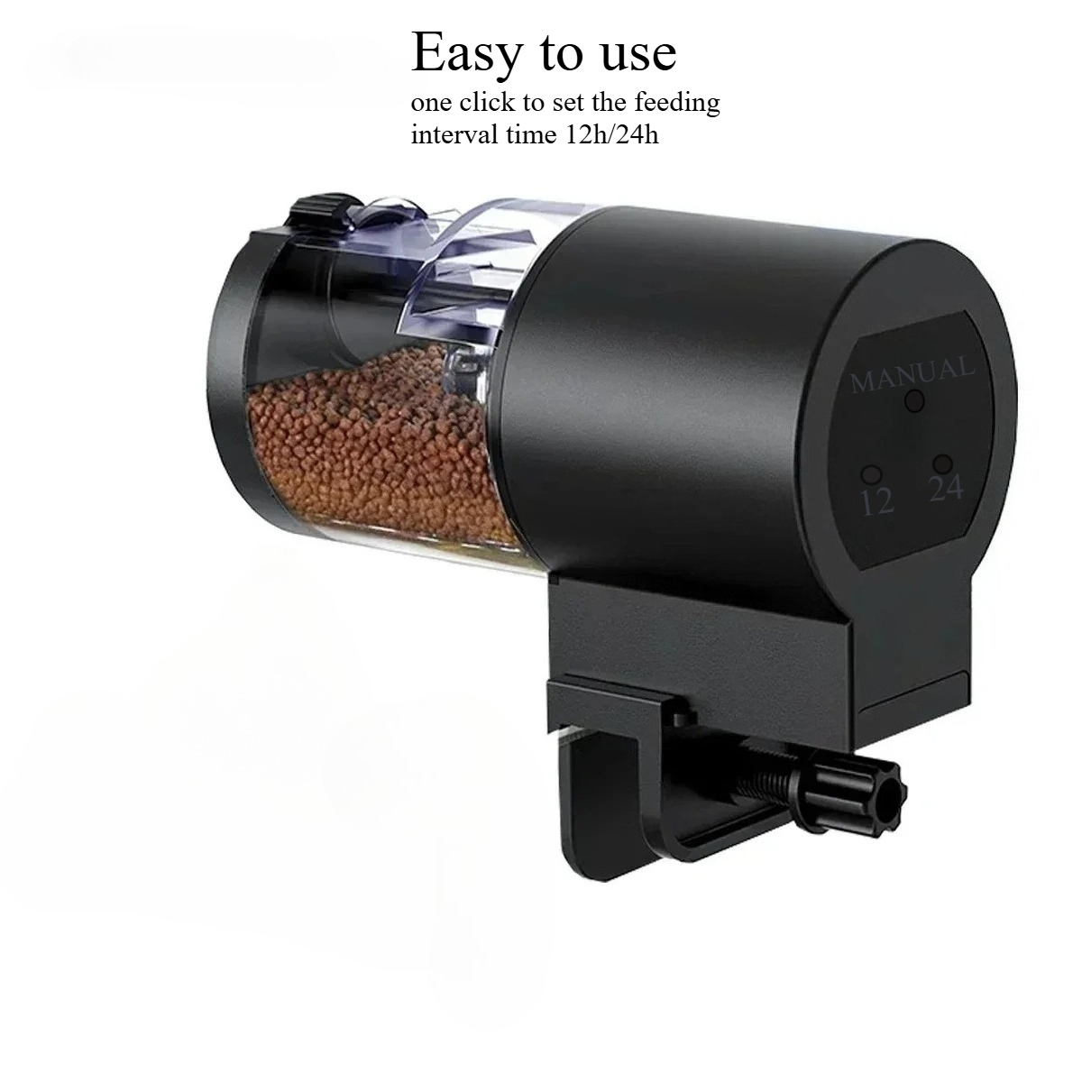 جهاز تغذية أسماك أوتوماتيكي بس - مراجعة Aquarium Fish Feeder Automatic وسعره