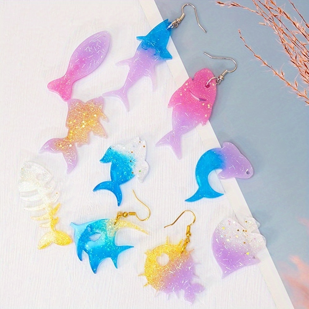 مجموعة قوالب الأقراط والقلادات - مراجعة Aquarium Fish Marine وسعره