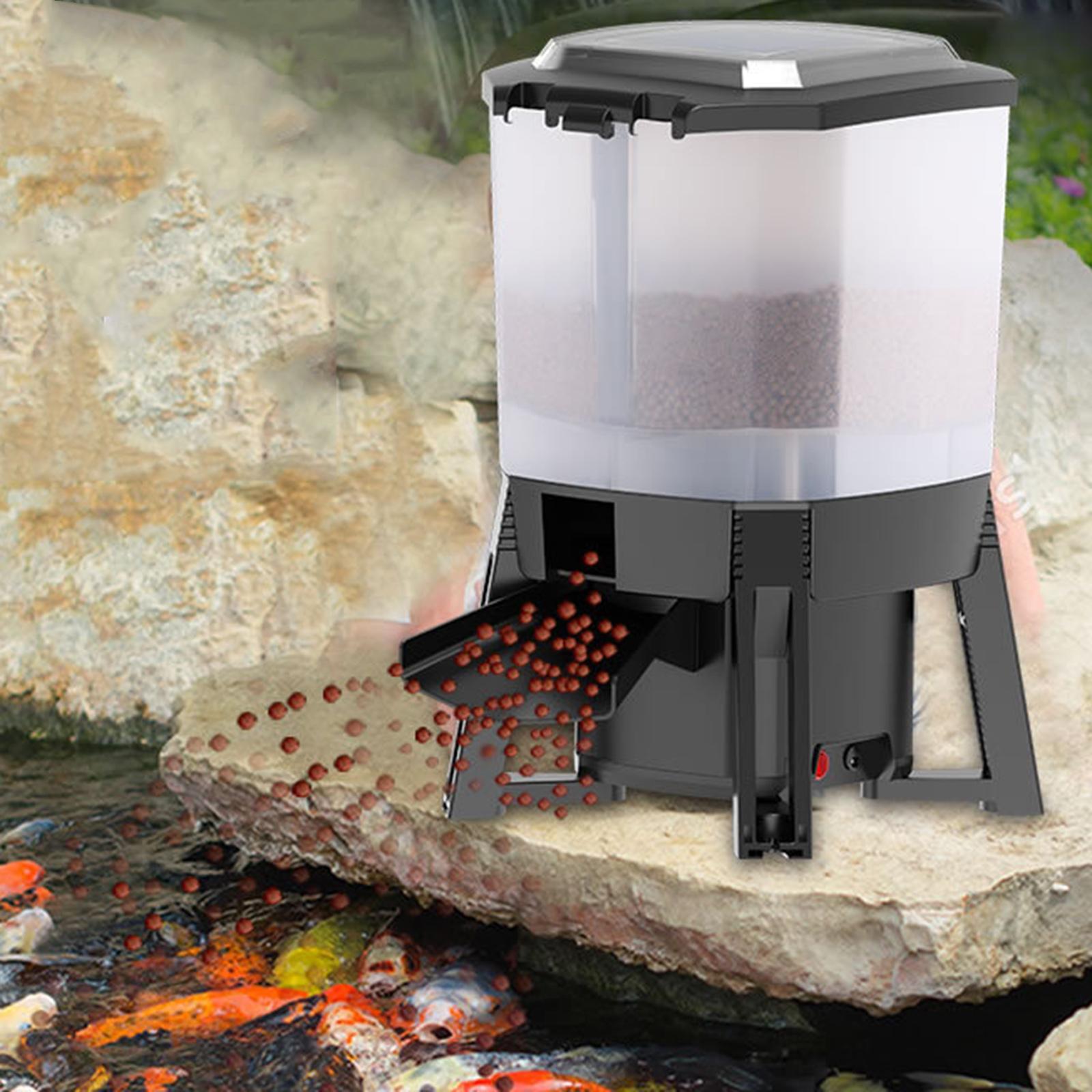 6L قابل للتعديل الشمسية التلقا - مراجعة Aquarium Fish Feeder Automatic وسعره