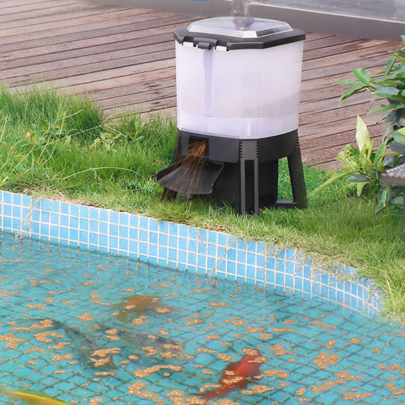 6L قابل للتعديل الشمسية التلقا - مراجعة Aquarium Fish Feeder Automatic وسعره