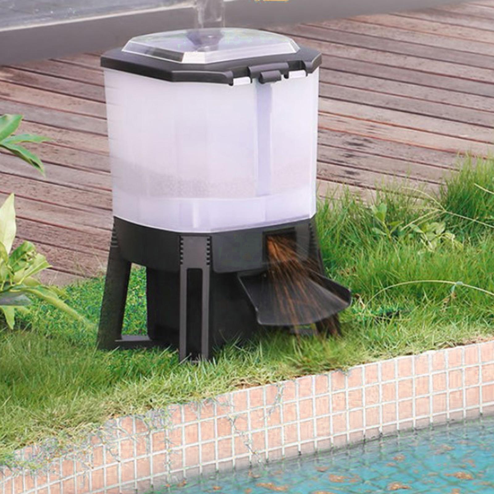 6L قابل للتعديل الشمسية التلقا - مراجعة Aquarium Fish Feeder Automatic وسعره
