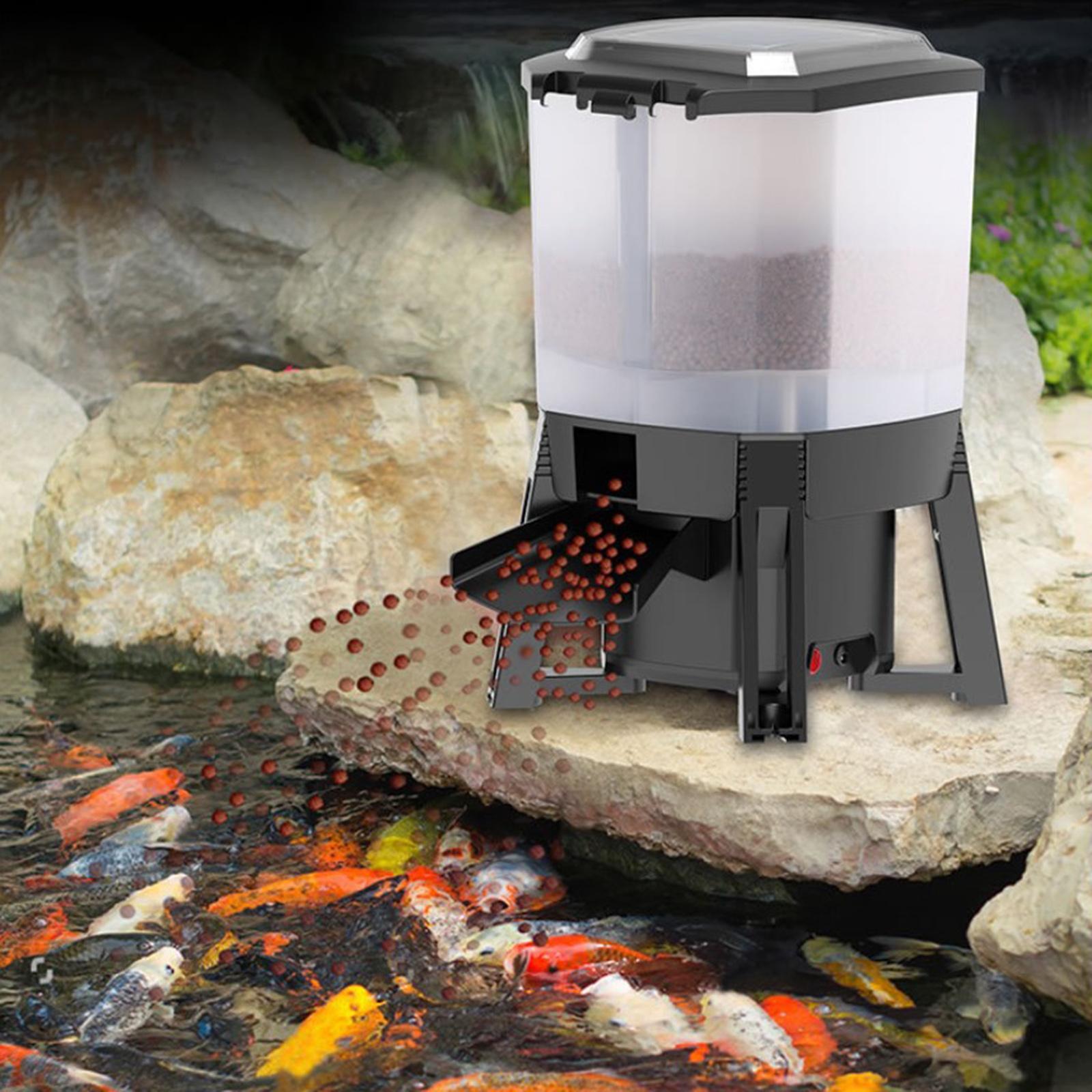 6L قابل للتعديل الشمسية التلقا - مراجعة Aquarium Fish Feeder Automatic وسعره