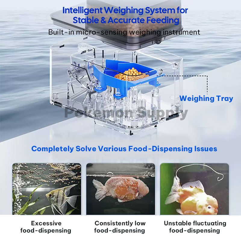 موزع طعام أسماك ذكي ودقيق أوتو - مراجعة Aquarium Fish Feeder Automatic وسعره