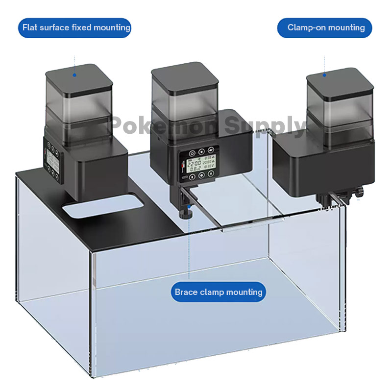موزع طعام أسماك ذكي ودقيق أوتو - مراجعة Aquarium Fish Feeder Automatic وسعره