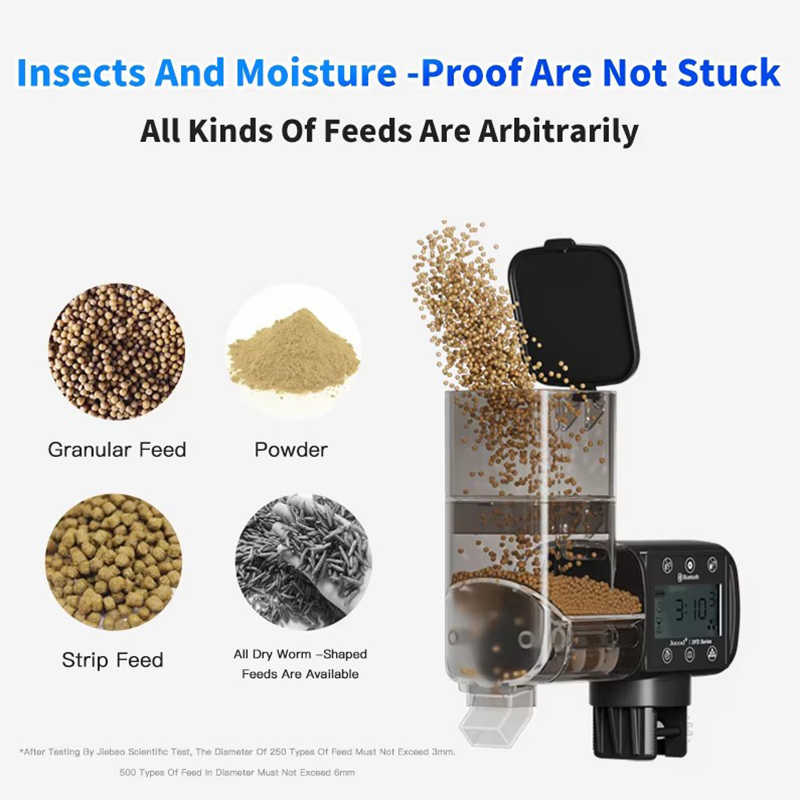 جهاز تغذية ذكي للأحواض السمكية - مراجعة Aquarium Fish Feeder Automatic وسعره