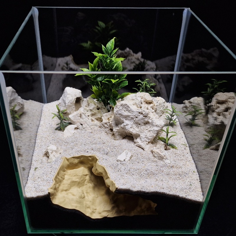 إخفاء الحيوانات الأليفة من الص - مراجعة Aquarium Fish Hideout وسعره