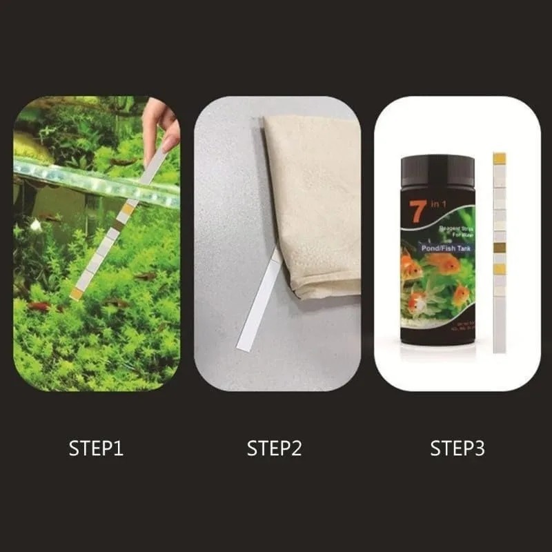 شرائط اختبار أحواض السمك، طقم  - مراجعة Aquarium Test Kit وسعره