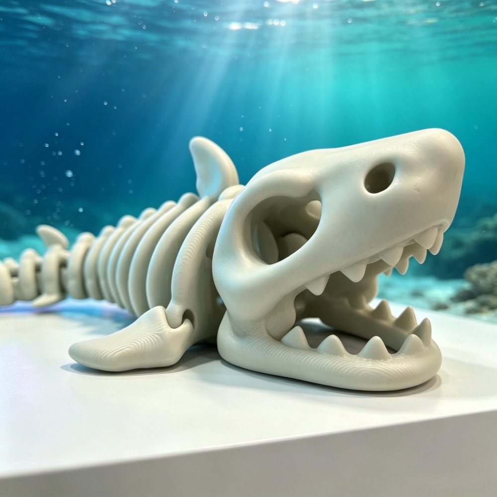 هيكل سمكة القرش للزينة في حوض  - مراجعة Aquarium Fish Enrichment وسعره
