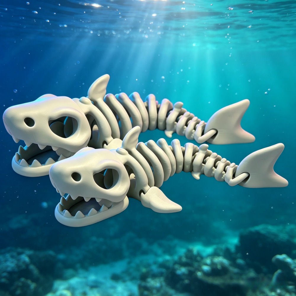 هيكل سمكة القرش للزينة في حوض  - مراجعة Aquarium Fish Enrichment وسعره