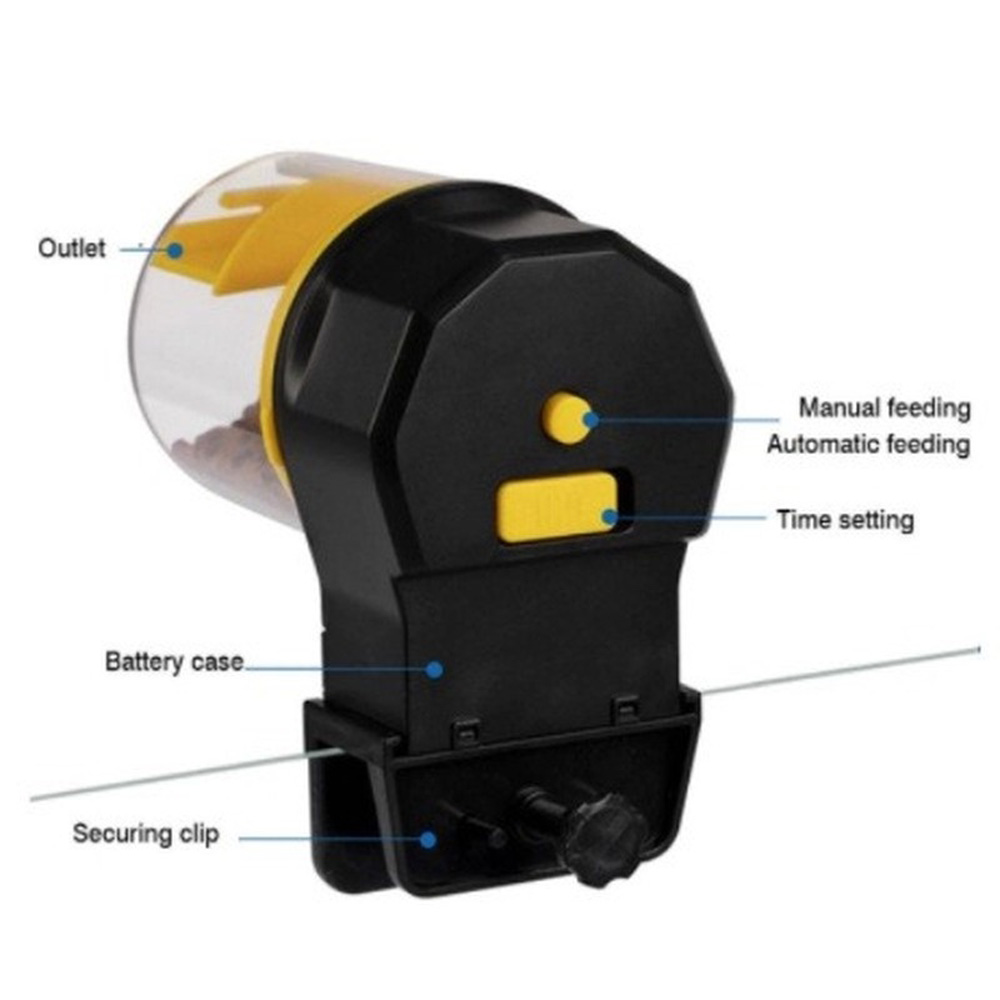 مغذي خزان الأسماك الأوتوماتيكي - مراجعة Aquarium Fish Feeder Automatic وسعره
