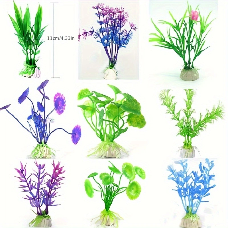 نباتات بلاستيكية صناعية تحت ال - مراجعة Aquarium Fish Enrichment وسعره