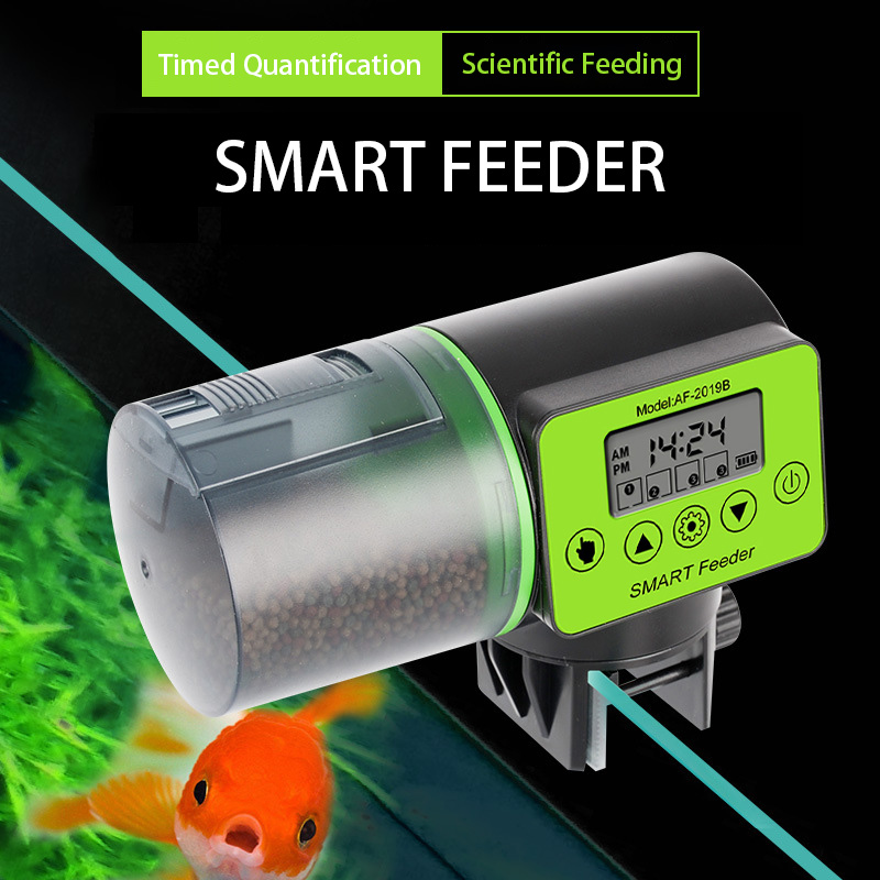 موزع طعام أسماك رقمي أوتوماتيك - مراجعة Aquarium Fish Feeder Automatic وسعره
