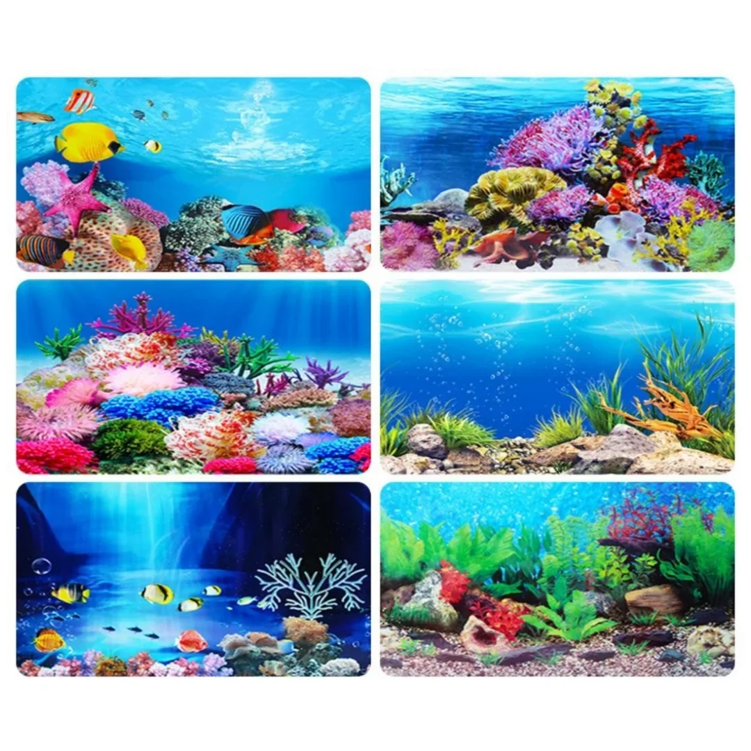 خلفية حوض السمك ثلاثية الأبعاد - مراجعة Aquarium Fish Enrichment وسعره