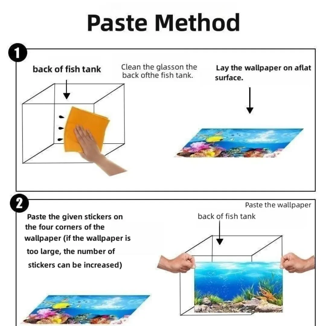 خلفية حوض السمك ثلاثية الأبعاد - مراجعة Aquarium Fish Enrichment وسعره