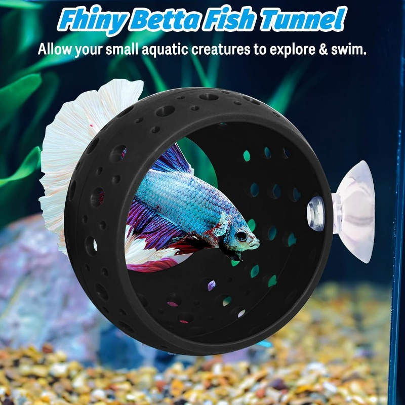 نفق إخفاء على شكل مصباح لأسماك - مراجعة Aquarium Fish Hideout وسعره