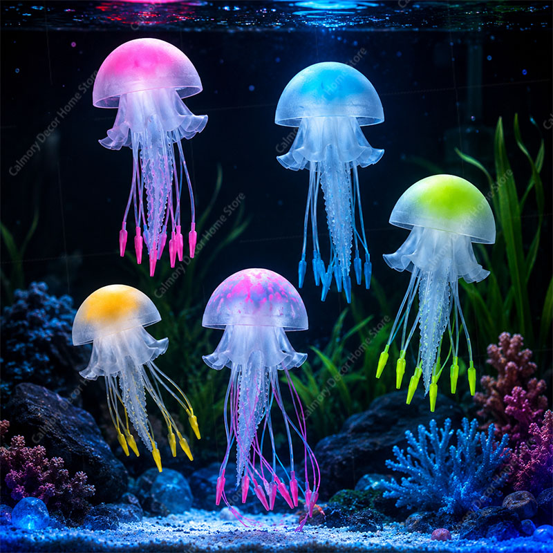 زينة حوض السمك على شكل قنديل ا - مراجعة Aquarium Fish Marine وسعره