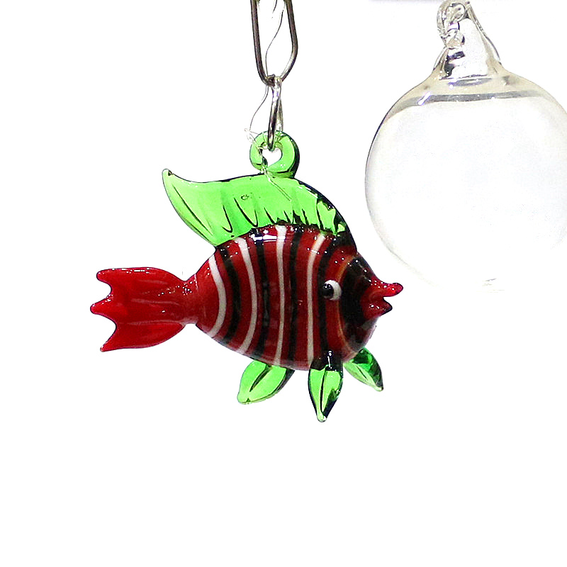 زينة حوض السمك العائمة من الزج - مراجعة Aquarium Fish Marine وسعره
