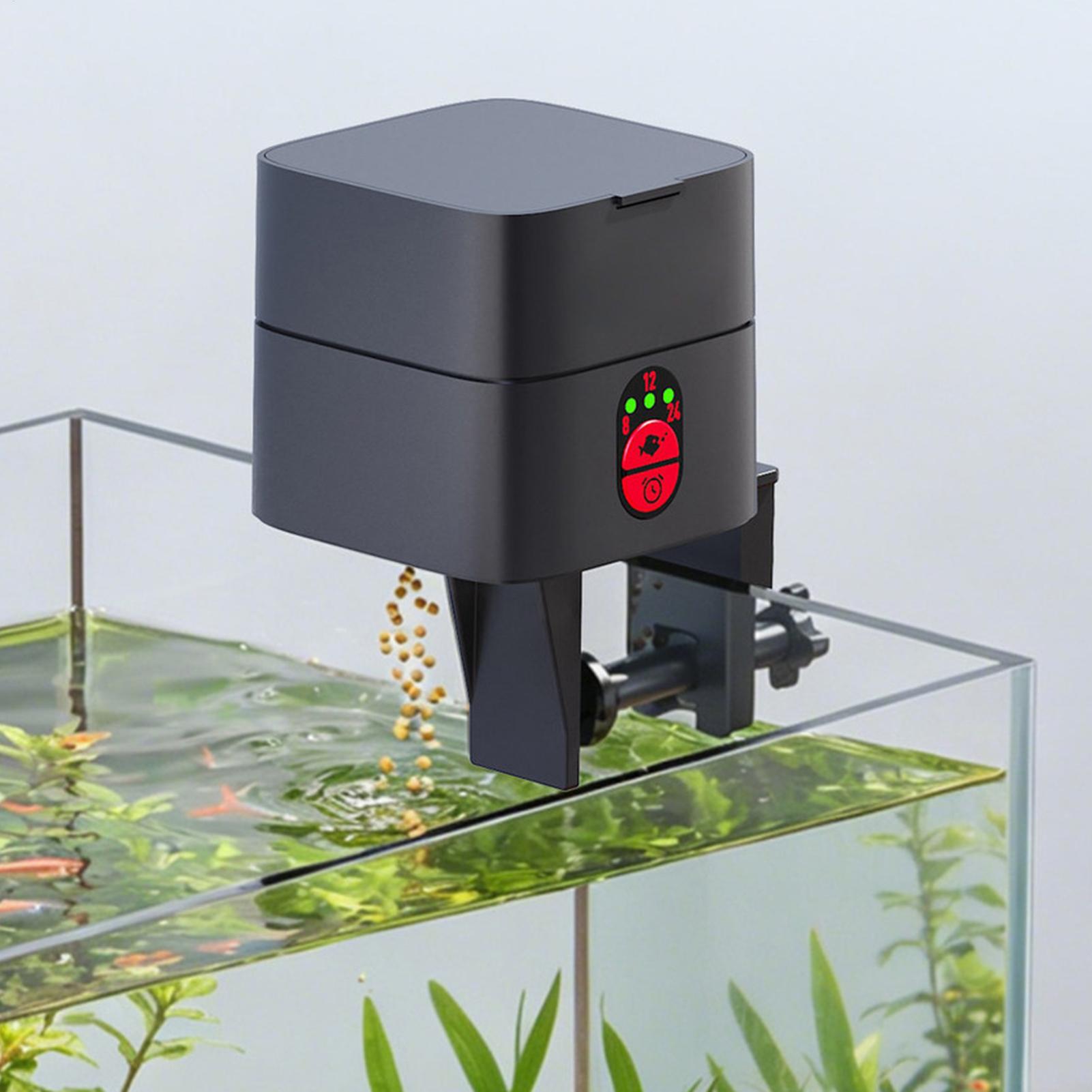 موزع طعام أوتوماتيكي للأسماك ف - مراجعة Aquarium Fish Feeder Automatic وسعره