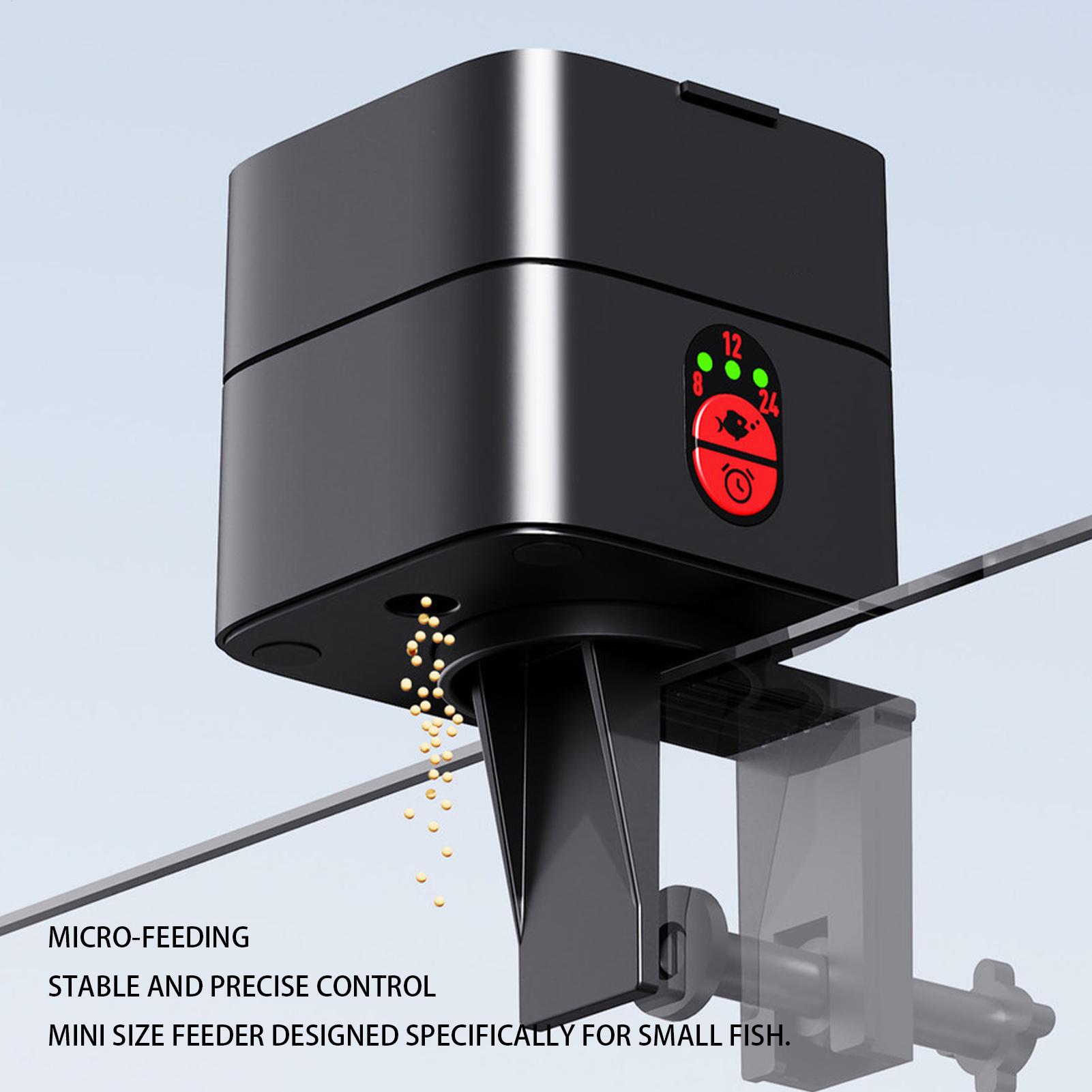 موزع طعام أوتوماتيكي للأسماك ف - مراجعة Aquarium Fish Feeder Automatic وسعره