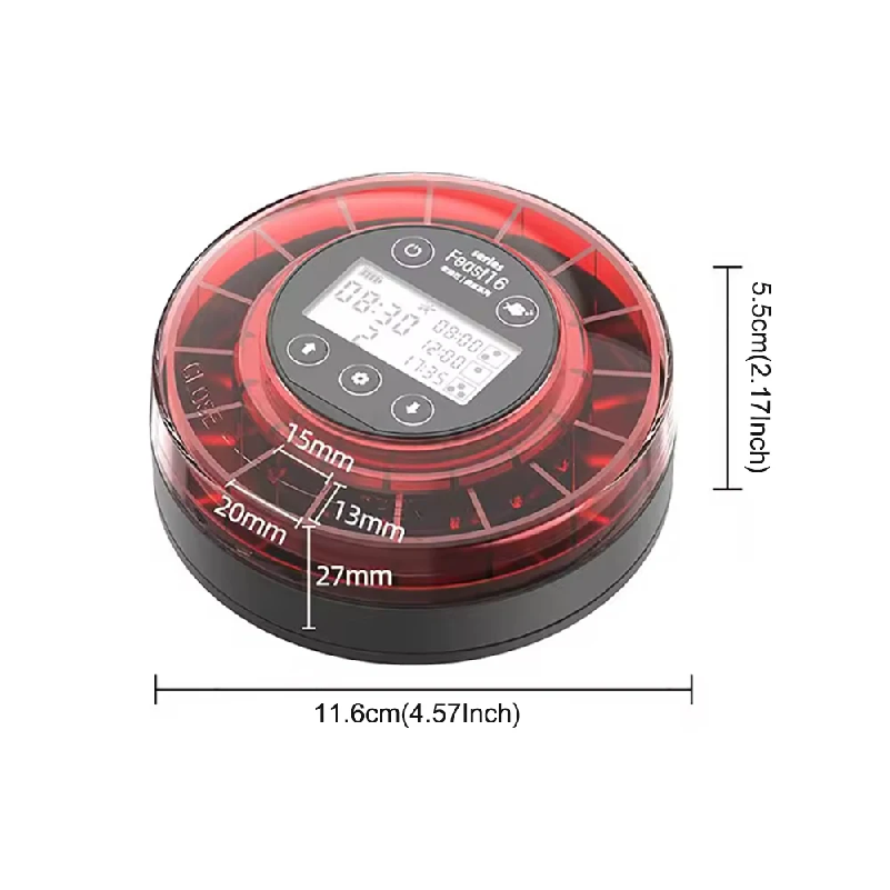 موزع طعام أوتوماتيكي للأسماك ف - مراجعة Aquarium Fish Feeder Automatic وسعره