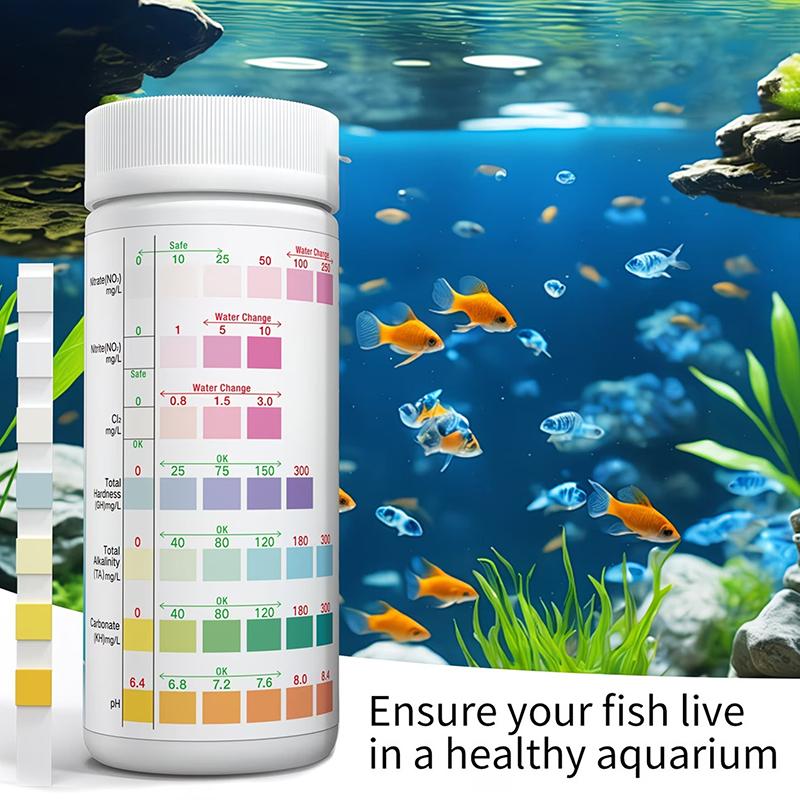 شرائط اختبار جودة مياه أحواض ا - مراجعة Aquarium Test Kit وسعره
